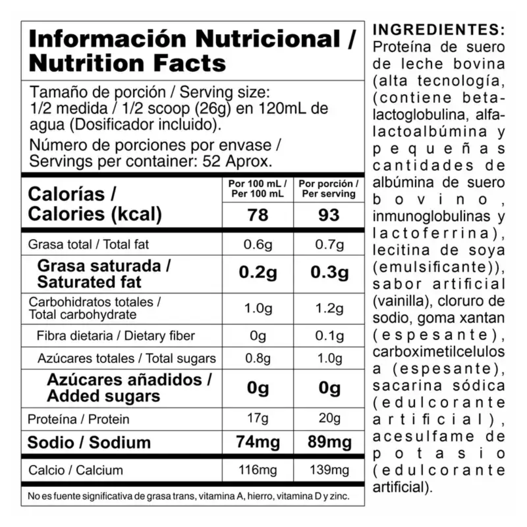 Bipro 3LB Vainilla