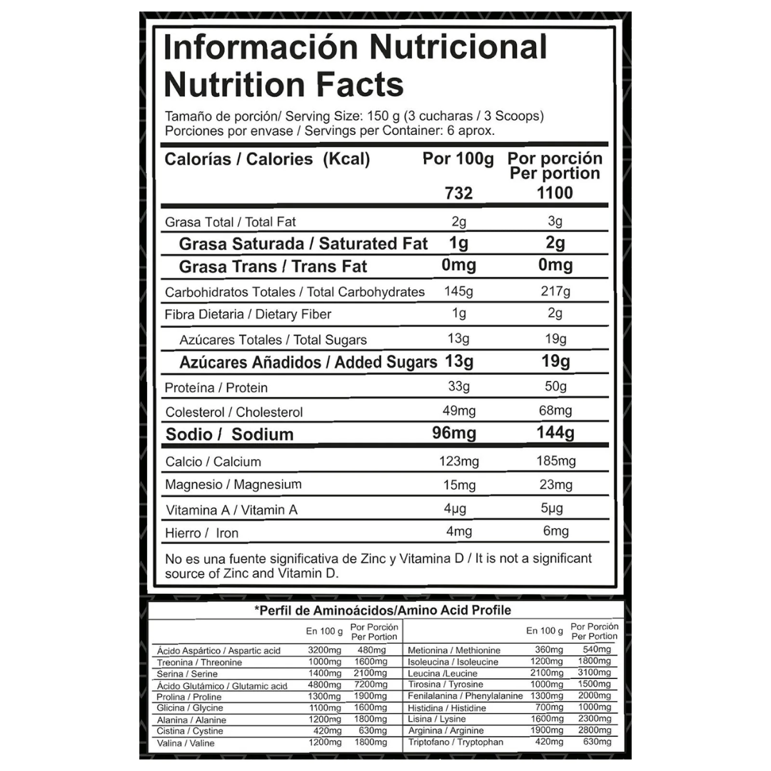 RHYNO MASS GAINER 10LB