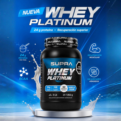 Proteína Whey Platinum 3Lb – Supra