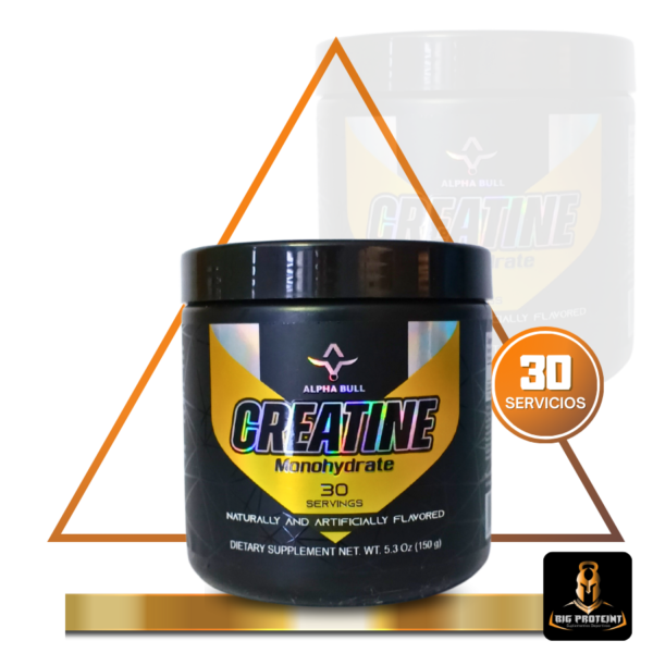 Alpha Bull Creatina Monohydratada - 30 Servicios