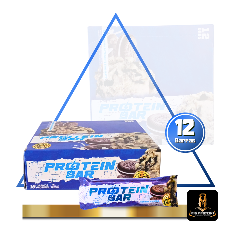 Barra De Proteina X12 -Cookies y Cream
