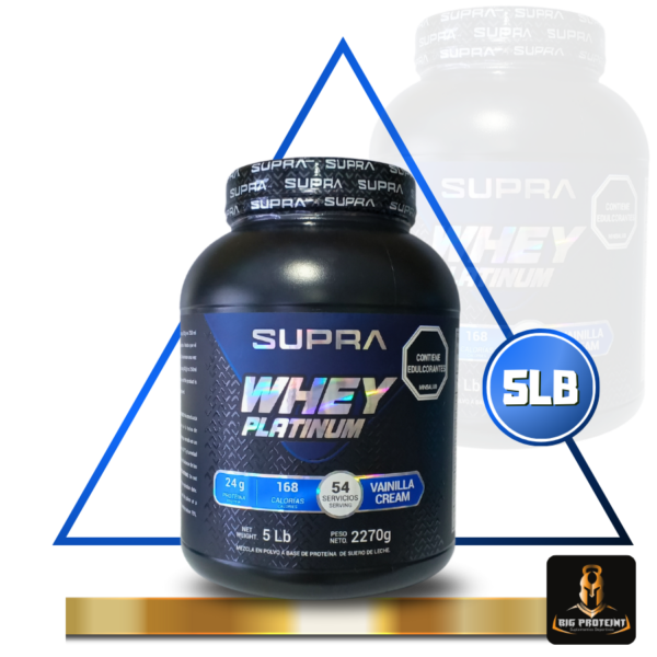 Whey Platinum 5 Lb -Vainilla-