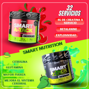 Creatina Smart A-Tack 32 Servicios Sandia