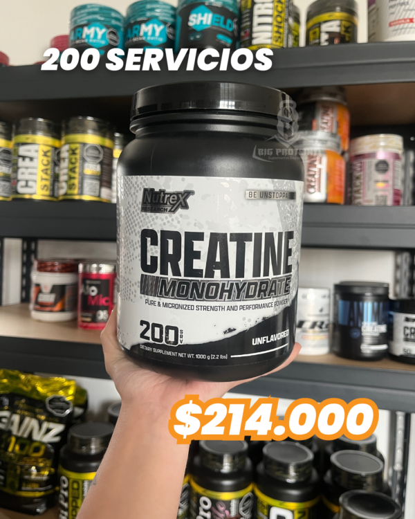 Creatina Nutrex 60 Servicios - Imagen 3