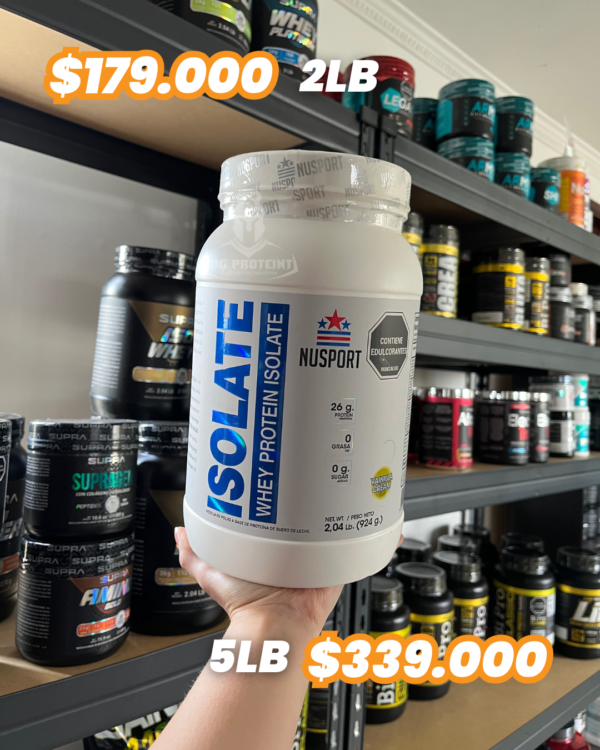 Isolate Whey Proteína 2 Lb -Vainilla- - Imagen 2