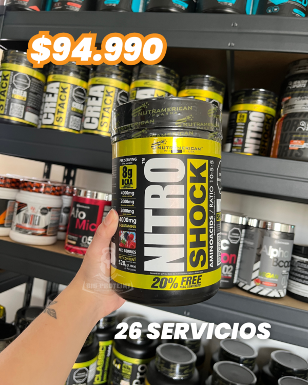 Nitro Shock 26 Servicios -Red Berries- - Imagen 2