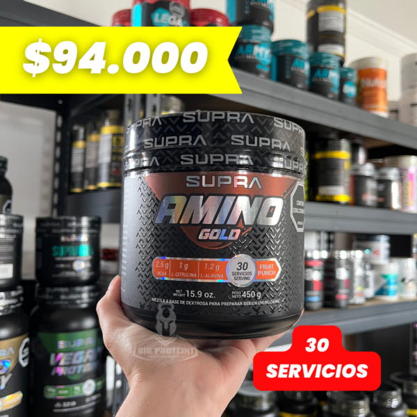 Supra Amino Gold -30 Servicios - Sabor Uva - Imagen 2