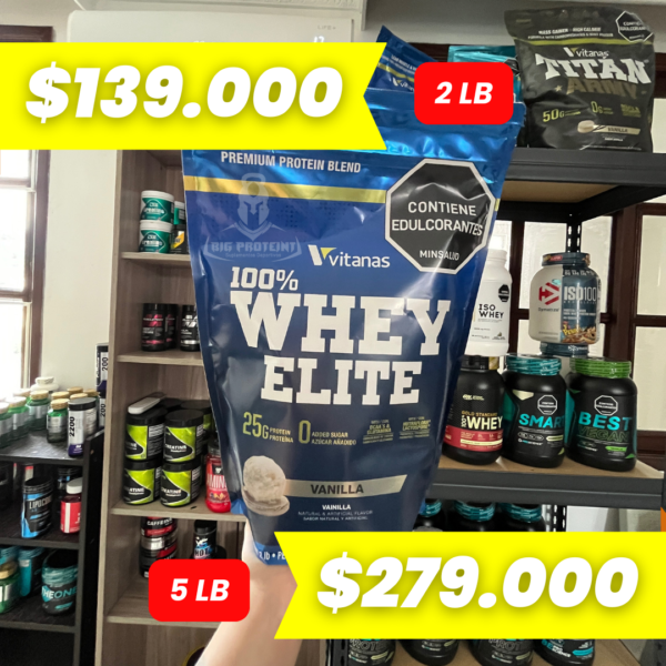 Proteína Whey Elite 5LB - Imagen 2