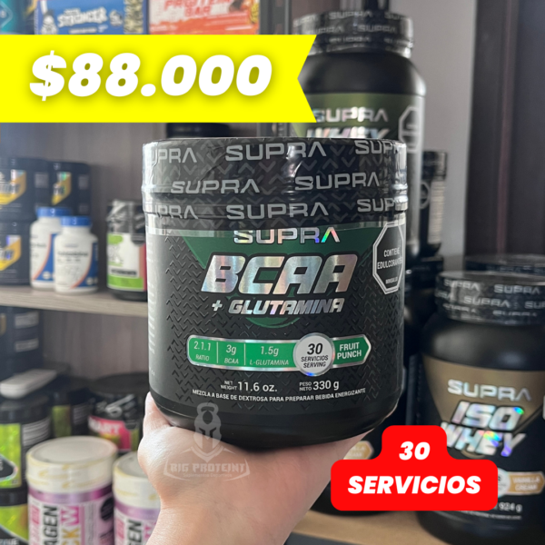 Supra BCAA + Glutamina 330gr - Imagen 2