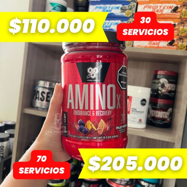 Amino X - 70 Serv Frutos Rojos - Imagen 2